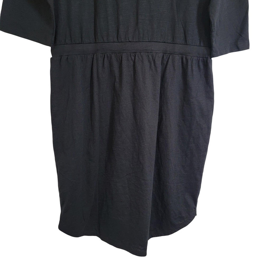 Pact Organic Cotton Relaxed Slub Weekend T-shirt Dress Vacation Casual Medium - Picture 13 of 14